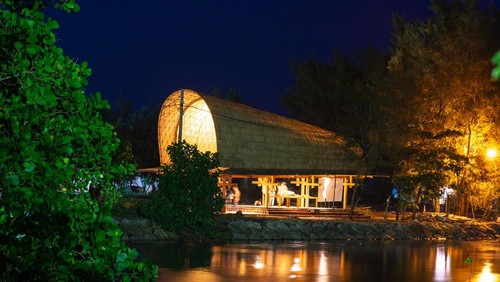 Paviliun BaleBio. (Dok.Bamboo Village Trust)