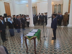 Andra Soni Lantik 23 Pejabat Pemprov Banten, Ingatkan Jangan Tunda Pekerjaan