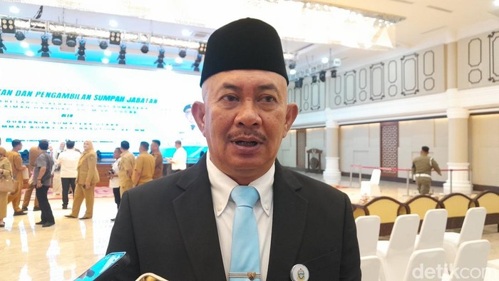 Pj Sekda Sumut Sulaiman Harahap (Nizar Aldi/detikSumut)