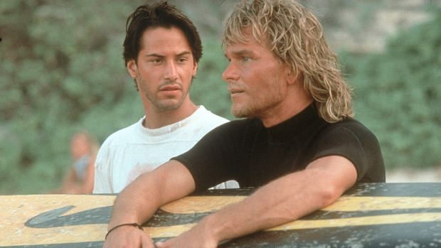Cuplikan adegan dalam film Point Break (1991).
