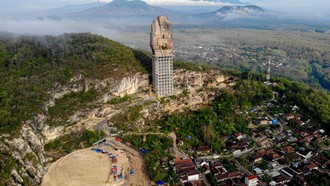 Terpopuler: Megahnya Monumen Reog Ponorogo yang Hampir Beres