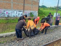 Pria Tanpa Identitas di Surabaya Ditemukan Tewas Diduga Tertabrak Kereta