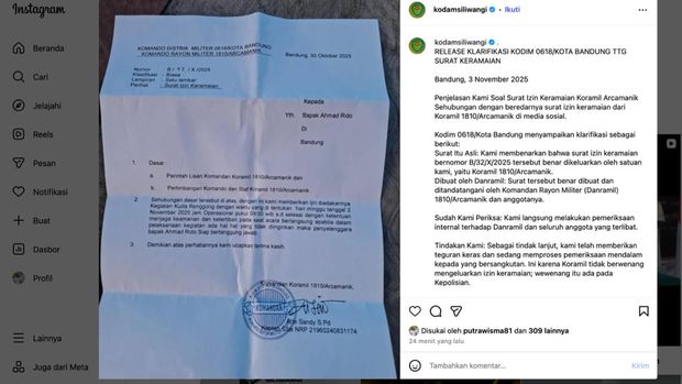 Viral Mahfud Md pertanyakan surat izin keramaian yang dikeluarkan TNI Viral Mahfud Md pertanyakan surat izin keramaian yang dikeluarkan TNI