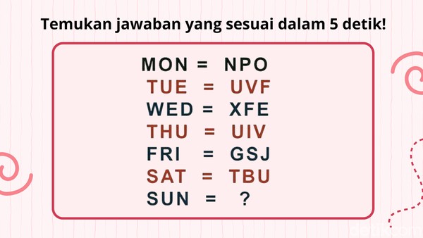 Punya IQ Tinggi Nggak Cuma Ngaku, tapi Buktikan Juga dengan Jawab 5 Soal Logika Ini!