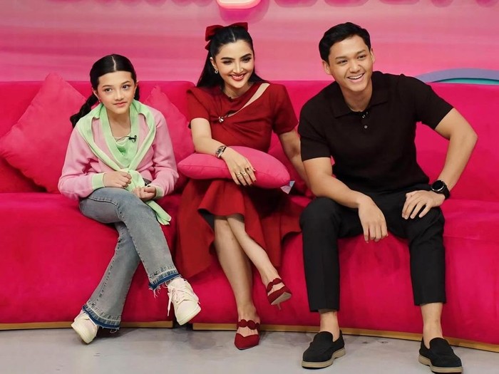 Ashanty bersama Azriel dan Arsy.