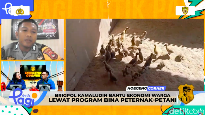 Brigpol Kamaludin dalam program Hoegeng Corner detikPagi