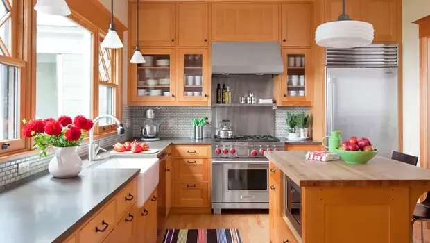 Dekorasi kitchen set/Laurie Black via Better Homes and Gardens Dekorasi kitchen set