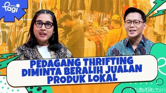 Pedagang Thrifting Diminta Beralih Jualan Produk Lokal