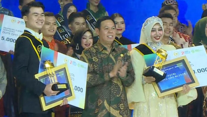 Dewan Perwakilan Daerah (DPD) RI menggelar Malam Grand Final Pemilihan Duta DPD RI 2025