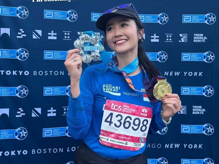 Febby Rastanty Raih Six Star Medal di New York Marathon: Nyusruk-Lutut Berdarah