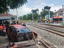 Identitas Korban Laka Maut KA Bangunkarta Vs Mobil-Motor di Sleman
