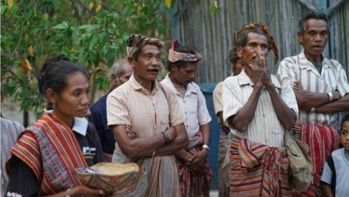 Ilustrasi masyarakat Suku Boti di Pulau Timor, NTT. (Dok. Wardy Nubatonis)