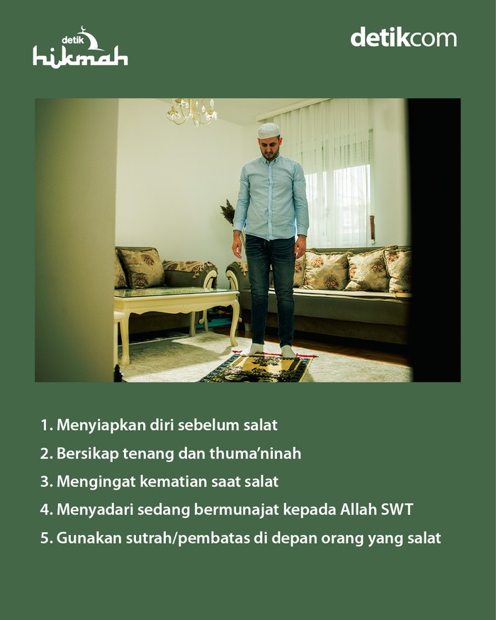 Infografis tips salat khusyuk