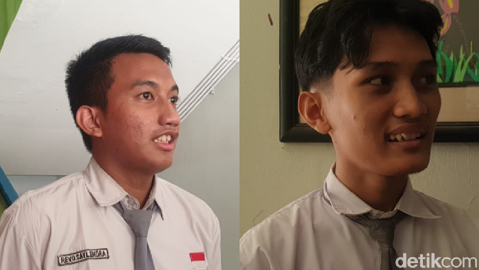 Revo Saylendra dan M Iksan Bagas, murid SMAN 78 Jakarta.