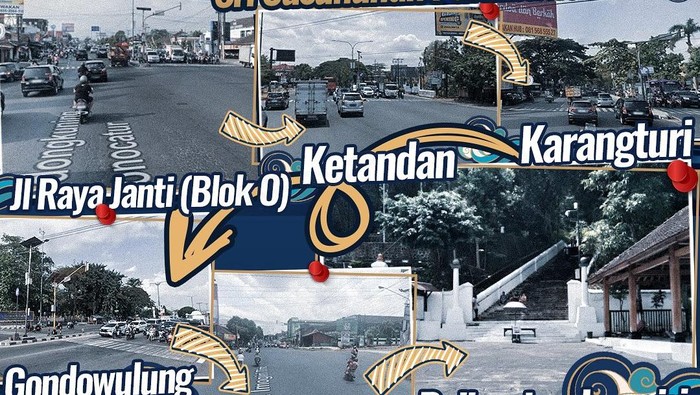 Rute iringan pemakaman Paku Buwono XIII ke Imogiri, Bantul, Rabu (5/11/2025).