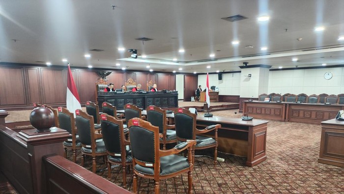 Sidang gugatan UU TNI di MK (Matius/detikcom)