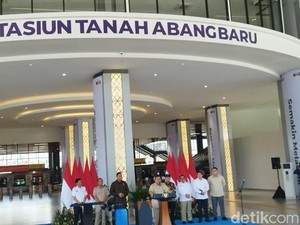 Telan Biaya Rp 388 M, Stasiun Tanah Abang Baru Akhirnya Diresmikan Prabowo