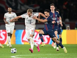 Bayern Munich Bungkam PSG di Kandang Hanya dengan 10 Pemain
