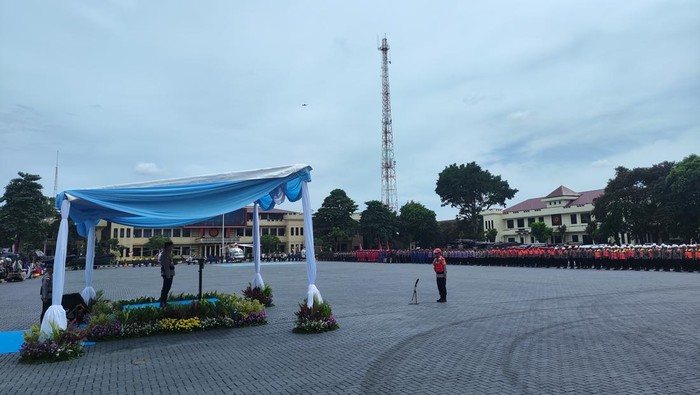 Apel Kesiapan Tanggap Darurat Bencana (Alfons/detikcom)