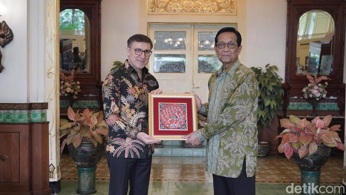 Dubes Turki, Talip Kucukcan di Kompleks Kepatihan, Kota Jogja, Rabu (5/11/2025).