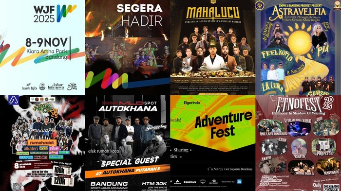 Event Kota Bandung 8-9 November 2025