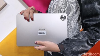 Honor Pad 10 tersedia dengan warna Gray dan harga saat rilis adalah Rp 5.499.000. Foto: Rizqy Nur Amalia/detikINET