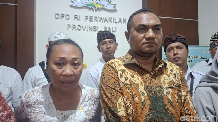 Kunjungan Advokasi Pimpinan Komite II DPD RI terkait bencana banjir Bali di Kantor DPD RI Provinsi Bali. Rabu (5/11/2025)(Fabiola Dianira)