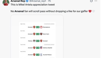 Ini 8 pertandingan yang dilalui Arsenal dengan clean sheet. Foto: X.com