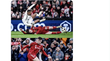 Conor Bradley khususnya dipuji karena mampu menangkal Mbappe dan Vini Jr. Foto: X.com