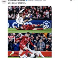 Meme Kocak Mbappe dan Vinicius Jr Dikantongi Conor Bradley