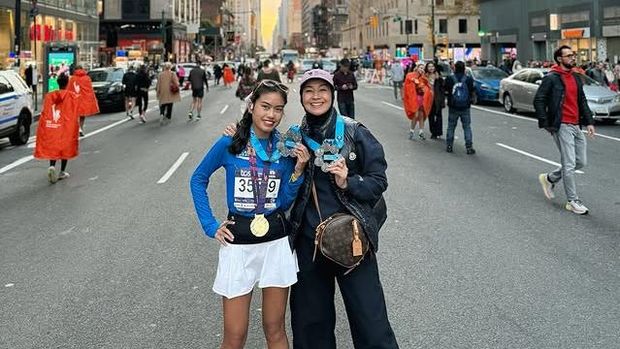 Namira Adjani Jadi Six Strar Finisher Perempuan Termuda dari Indonesia di Ajang Marathon New York Namira Adjani Jadi Six Strar Finisher Perempuan Termuda dari Indonesia di Ajang Marathon New York