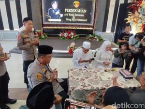 Momen 2 Tahanan Menikah di Kantor Polisi Ciamis, Ternyata Begini Kasusnya