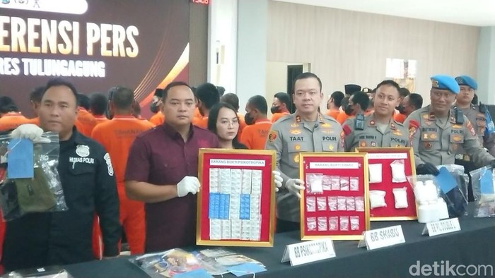 Polres Tulungagung Tangkap 40 Tersangka Pengedar Narkoba