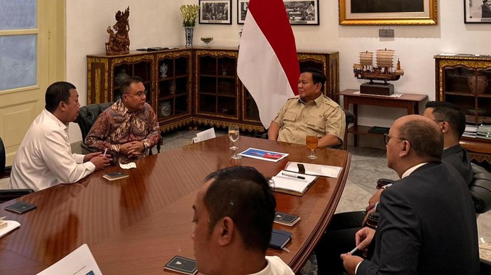 Prabowo rapat bareng Dasco, Rosal hingga Purbaya di Istana