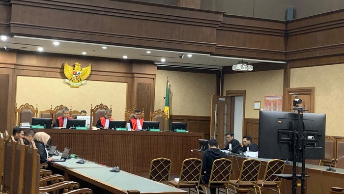 Sidang terdakwa kasus suap vonis lepas minyak goreng, 5 November 2025 (Mulia/detikcom)