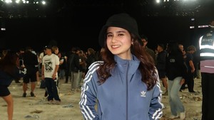 Tissa Biani membagikan momen nonton konser reuni Oasis di Melbourne pada 4 November 2025. Foto: Instagram Tissa Biani dan Dul Jaelani