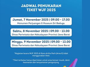 Penukaran Tiket WJF 2025 Dimulai Besok, Cek Tempat & Mekanismenya