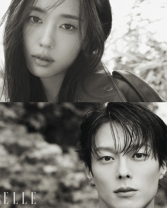 Hasil pemotretan Ahn Eun Jin dan Jang Ki Yong kini menambah antusiasme penggemar, yang tak sabar menonton drama komedi romantis mereka. Foto: dok. Elle Korea
