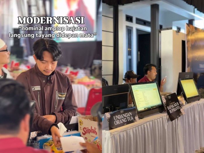 Pembawa acara ini merekam momen unik di acara pernikahan, ia menunjukkan proses pencatatan sumbangan pernikahan secara live menggunakan komputer dan spreadsheet,  bagi tamu undangan yang hadir memberikan amplop. Postingan tersebut langsung viral di media sosial.