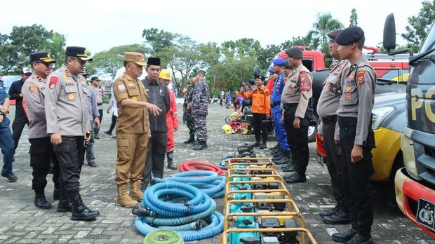 Apel Kesiapan Tanggap Bencana Hidrometeorologi di Kepulauan Meranti.