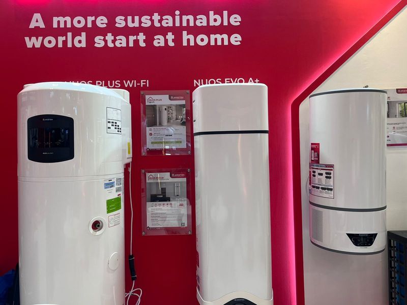 Ariston Pamer Heat Pump Berbasis Energi Terbarukan di IBT Expo 2025