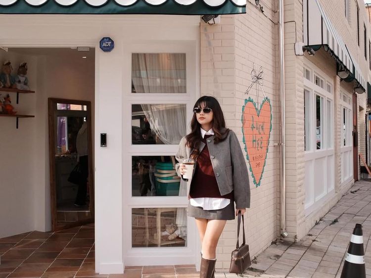 Serunya Audi Marissa Ngopi dan Kulineran ala Drakor di Korea Selatan