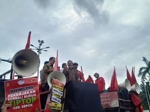 Ketua BAM DPR Temui Massa Buruh, Setuju Ubah UU Ketenagakerjaan
