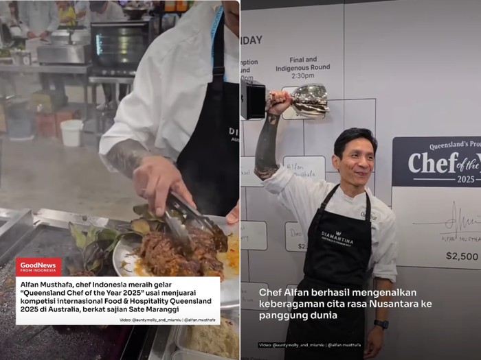 **Bangga! Sate Maranggi, Kebanggaan Chef Alfan Musthafa di Queensland Chef of the Year 2025**