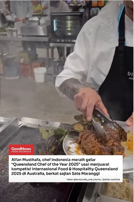 Chef Alfan Musthafa raih gelar Queensland Chef of the Year 2025 Chef Alfan Musthafa raih gelar Queensland Chef of the Year 2025