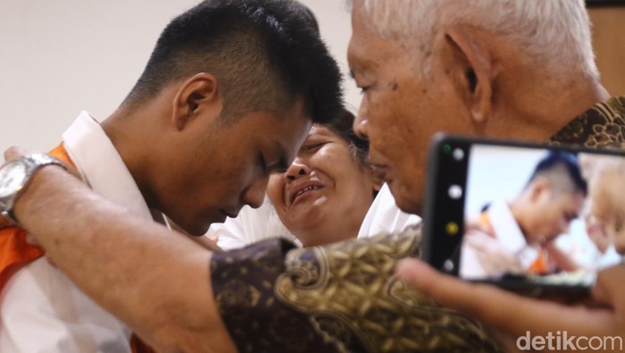 Momen vonis kasus Christiano Tarigan yang tabrak Argo di PN Sleman, Kamis (6/11/2025).