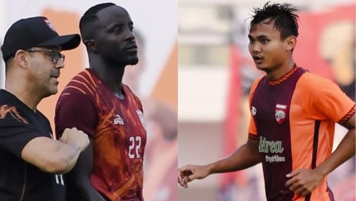 Christophe Nduwarugira dan Komang Teguh.