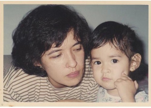 Foto Lawas Artis dengan Ibu