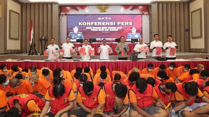 Hasil pelaksanaan operasi sikat semeru 2025