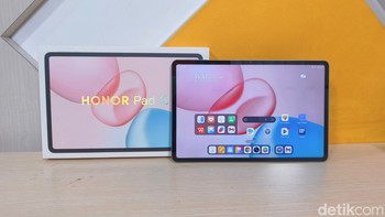 Honor Pad 10 adalah tablet anyar dari Honor untuk pengguna yang produktif dan butuh fitur AI. Foto: Rizqy Nur Amalia/detikINET